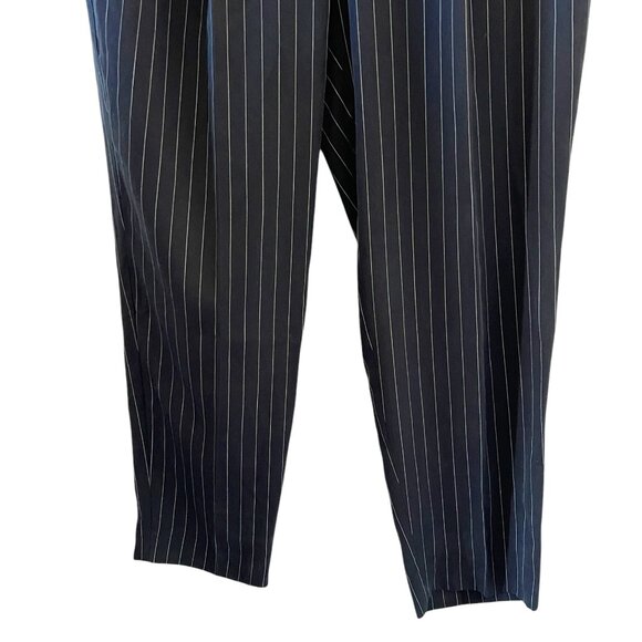 Express NEW Stylist Super High-Rise Pinstripe Ankle Pants Size 8 - Picture 6 of 15